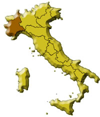 Piedmont position in Italy